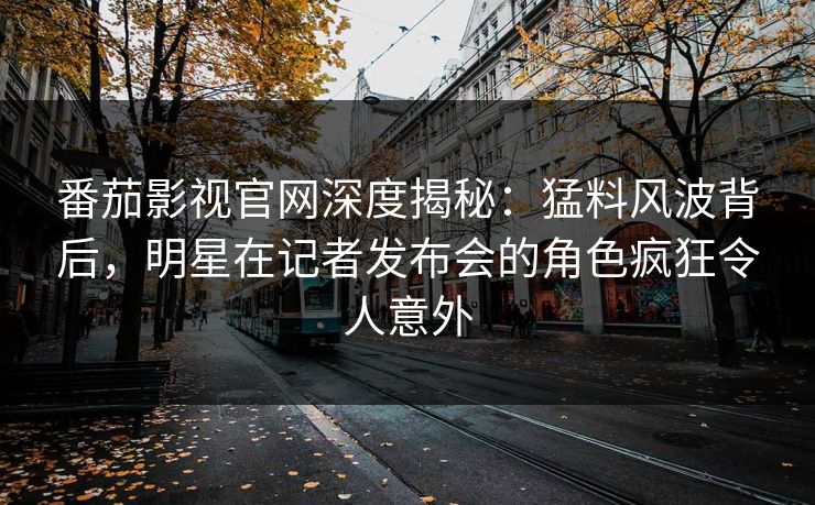 番茄影视官网深度揭秘：猛料风波背后，明星在记者发布会的角色疯狂令人意外